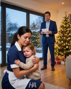 TI HANNO LICENZIATO LA VIGILIA DI NATALE... POI LA BAMBINA SILENZIOSA HA DETTO UNA PAROLA CHE HA FRANTO IL GHIACCIO DI SUO PADRE🎄😭