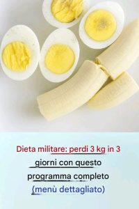 La dieta militare: rapida perdita di peso in soli 3 giorniLa dieta militare: rapida perdita di peso in soli 3 giorni