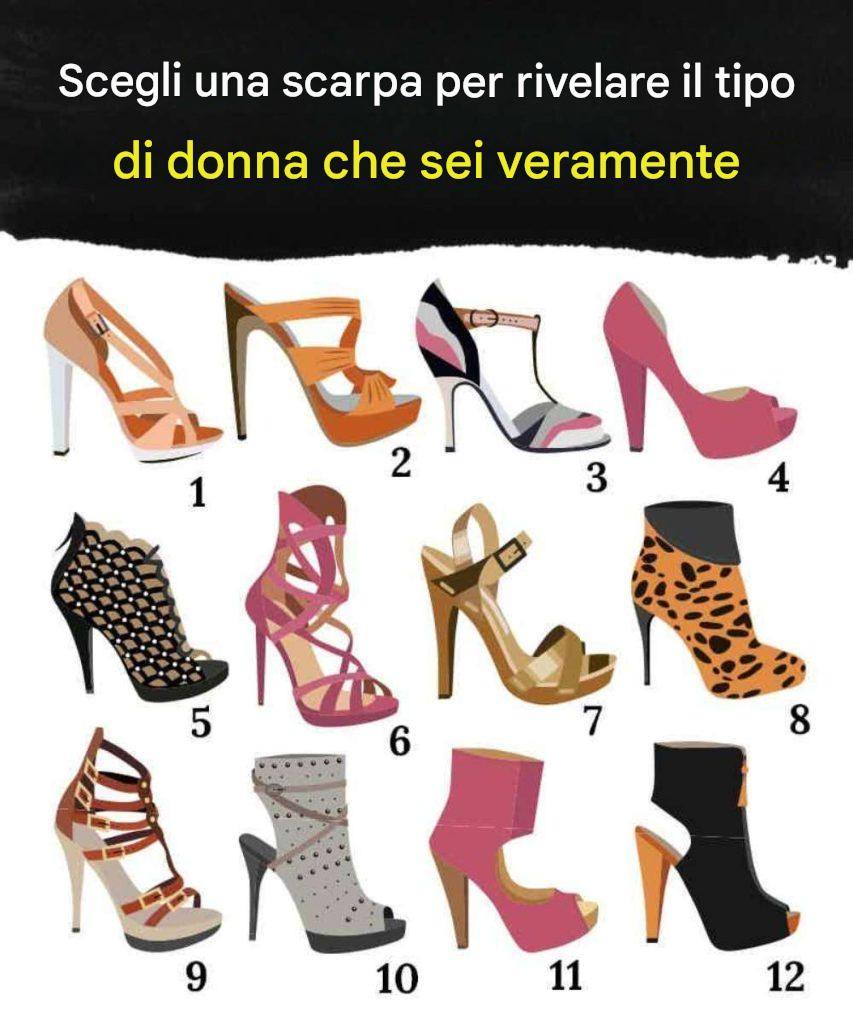 Scegli una scarpa per rivelare il tipo di donna che sei veramente