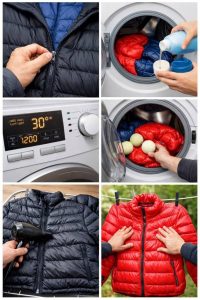 Un trucco grazie al quale potrai lavare giacche e piumini senza rovinarli e asciugarli subito.