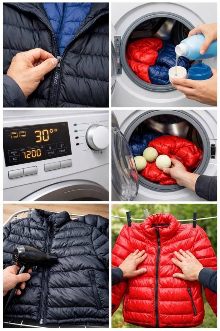Un trucco grazie al quale potrai lavare giacche e piumini senza rovinarli e asciugarli subito.