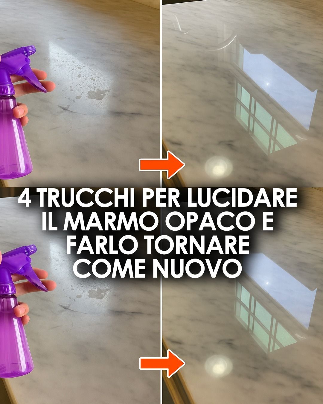✨ Come Pulire e Far Brillare il Marmo con Rimedi Naturali