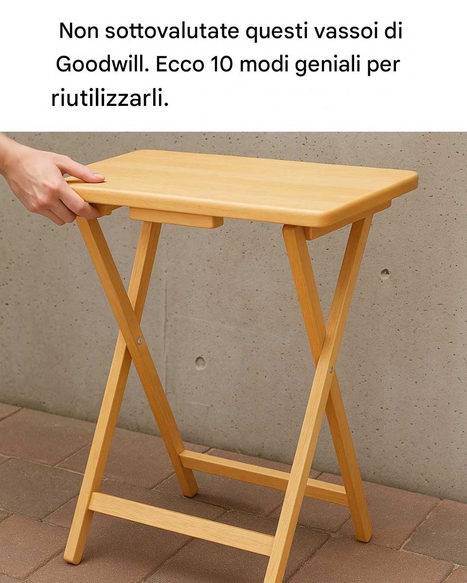 Non sottovalutare questi vassoi di Goodwill. Ecco 10 modi geniali per riutilizzarli.