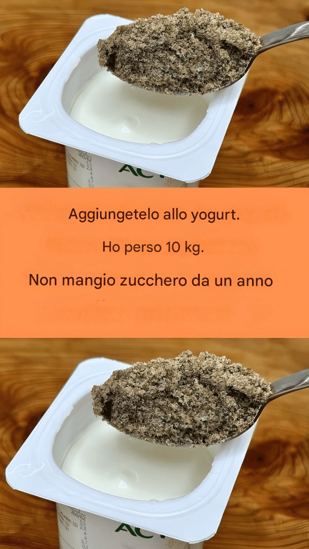 Aggiungilo allo yogurt. Ho perso 10 chili. Non mangio zucchero da un anno.