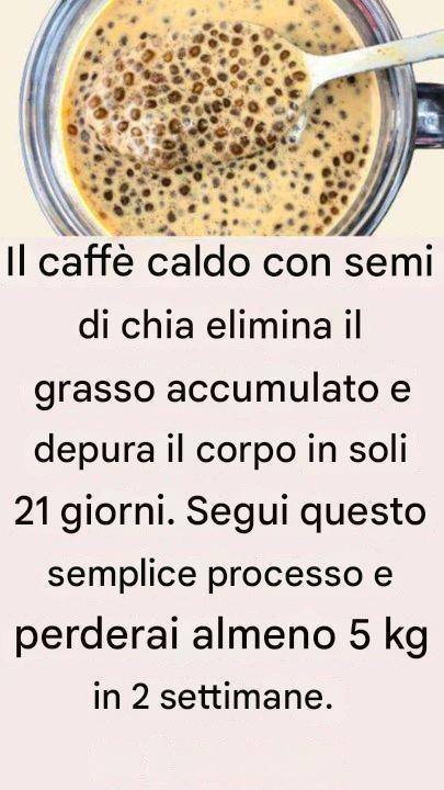 Caffè caldo con chia: il segreto per perdere peso