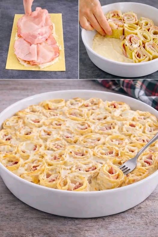 Girelle di Lasagne Prosciutto