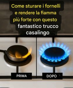 Come sturare gli ugelli dei fornelli e rendere la fiamma più forte con questo trucco fatto in casa