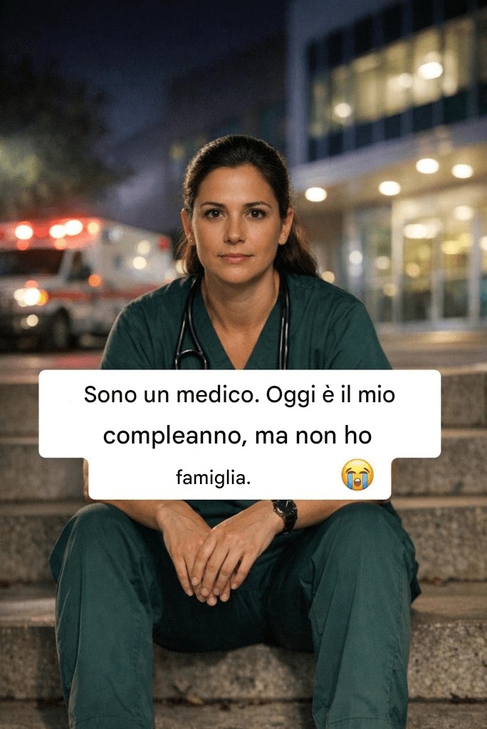 Dopo un altro lungo turno, mi sono seduta sui gradini dell'ospedale per un attimo per riprendere fiato. Dentro, la vita non si ferma: sirene, corridoi, decisioni urgenti, famiglie in attesa di notizie. Fuori, il silenzio è diverso, più pesante. Oggi ho aiutato persone che non conosco nemmeno a tornare a casa. Ho visto abbracci di sollievo e addii commossi. E quando è stato il mio turno di essere ricordata, il mio telefono è morto. Nessun messaggio, nessuna chiamata. Solo lo schermo acceso e notte fonda. Non cerco applausi. Ho scelto questa professione e ne sono orgogliosa. Ma i compleanni mostrano chiaramente cosa manca: a volte ti prendi cura di tutti e, alla fine, non c'è nessuno a cui chiedere se sei tornato a casa sano e salvo. Cosa diresti a qualcuno che festeggia il compleanno da solo oggi?