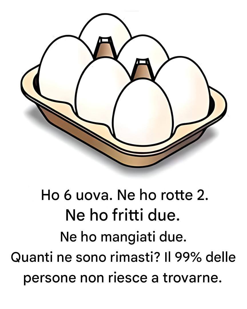 Test: quante uova sono rimaste?