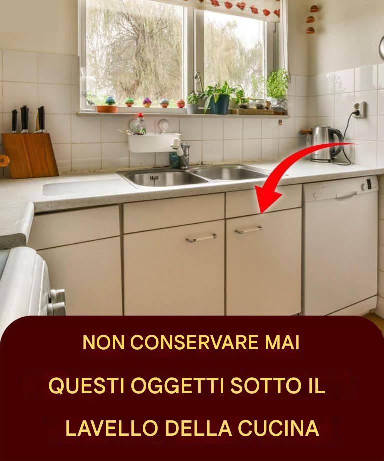 5 oggetti che non dovresti mai mettere sotto il lavandino della tua cucina