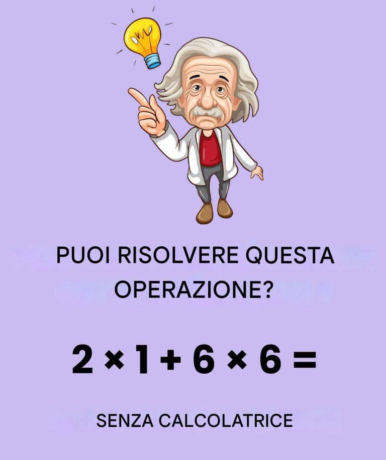 1 su 10 riesce a fare questo calcolo senza calcolatrice… sei pronto per la sfida?