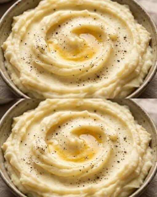 Per favore, SMETTETE di bollire le patate in ACQUA! Quando mia nonna ha visto che stavo bollindo le patate in acqua per fare il purè, mi ha riso in faccia. Mi ha rivelato l’ingrediente segreto per fare il purè di patate migliore di sempre. È stato un punto di svolta! Dovete provare questo invece! Vi metto la ricetta qui.