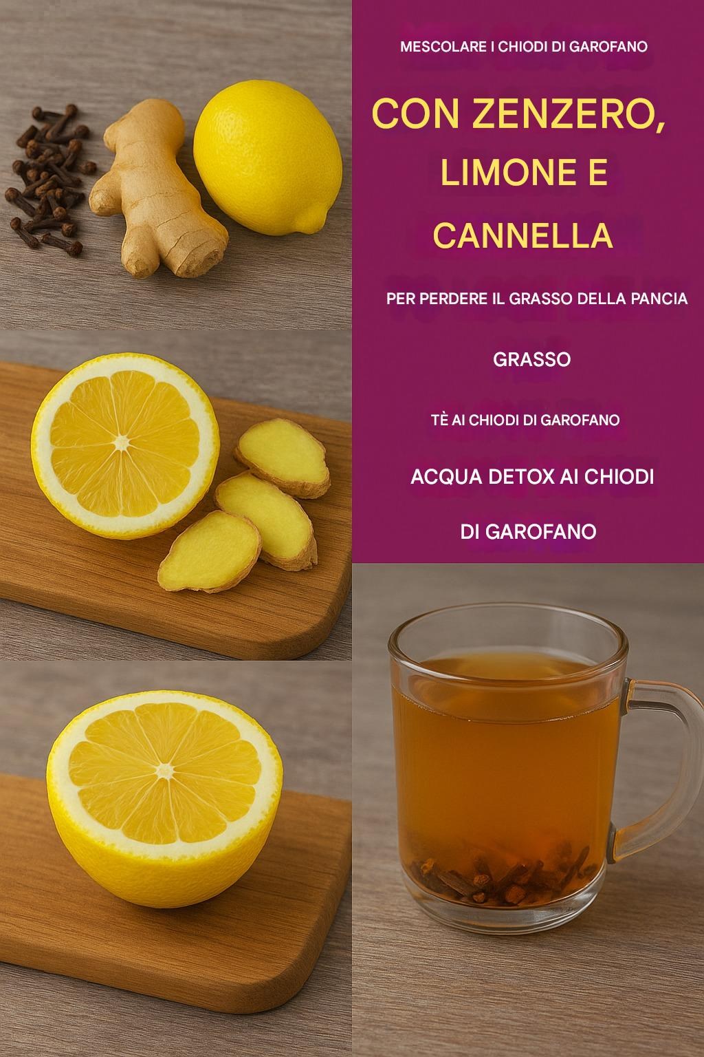 Il tè detox definitivo ai chiodi di garofano per perdere il grasso addominale