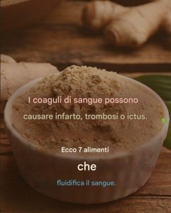 7 alimenti efficaci per fluidificare il sangue che devi conoscere