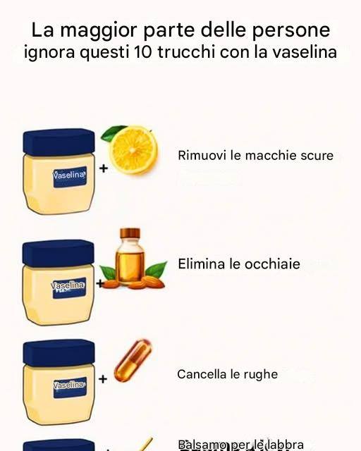 10 consigli con la vaselina