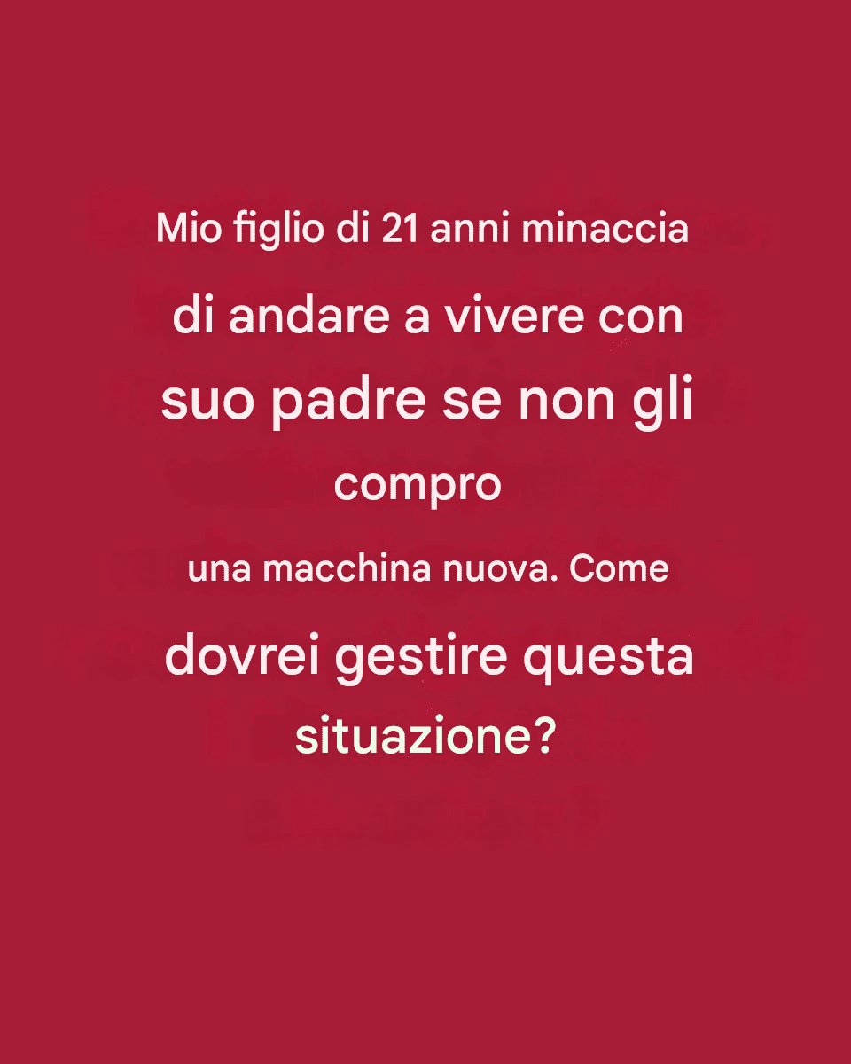 Mi sento come se fossi in una situazione di stallo