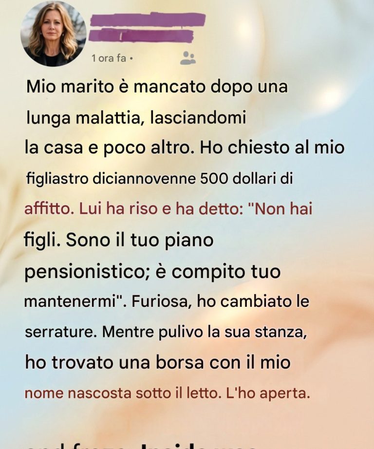 Dopo la morte di mio marito, la casa che avevamo costruito insieme non mi è più sembrata un rifugio.