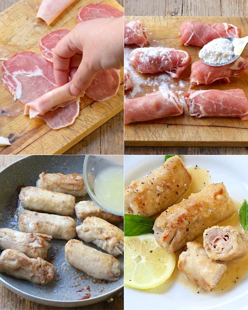 Bocconcini di lonza di maiale al limone