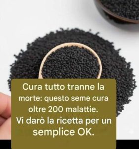 Guarda Il Seme Potente Che Cura Tutto Tranne La Morte.