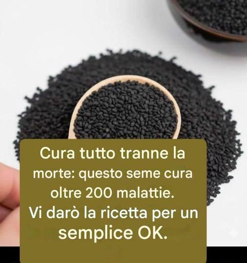 Guarda Il Seme Potente Che Cura Tutto Tranne La Morte.