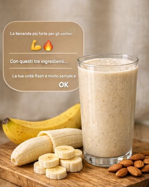 La bevanda più potente per gli uomini 💪🔥 con questi tre ingredienti... Per continuare a ricevere le mie ricette, lascia un commento... Grazie! Trovi i dettagli sotto il primo commento 👇 👇 ⤵
