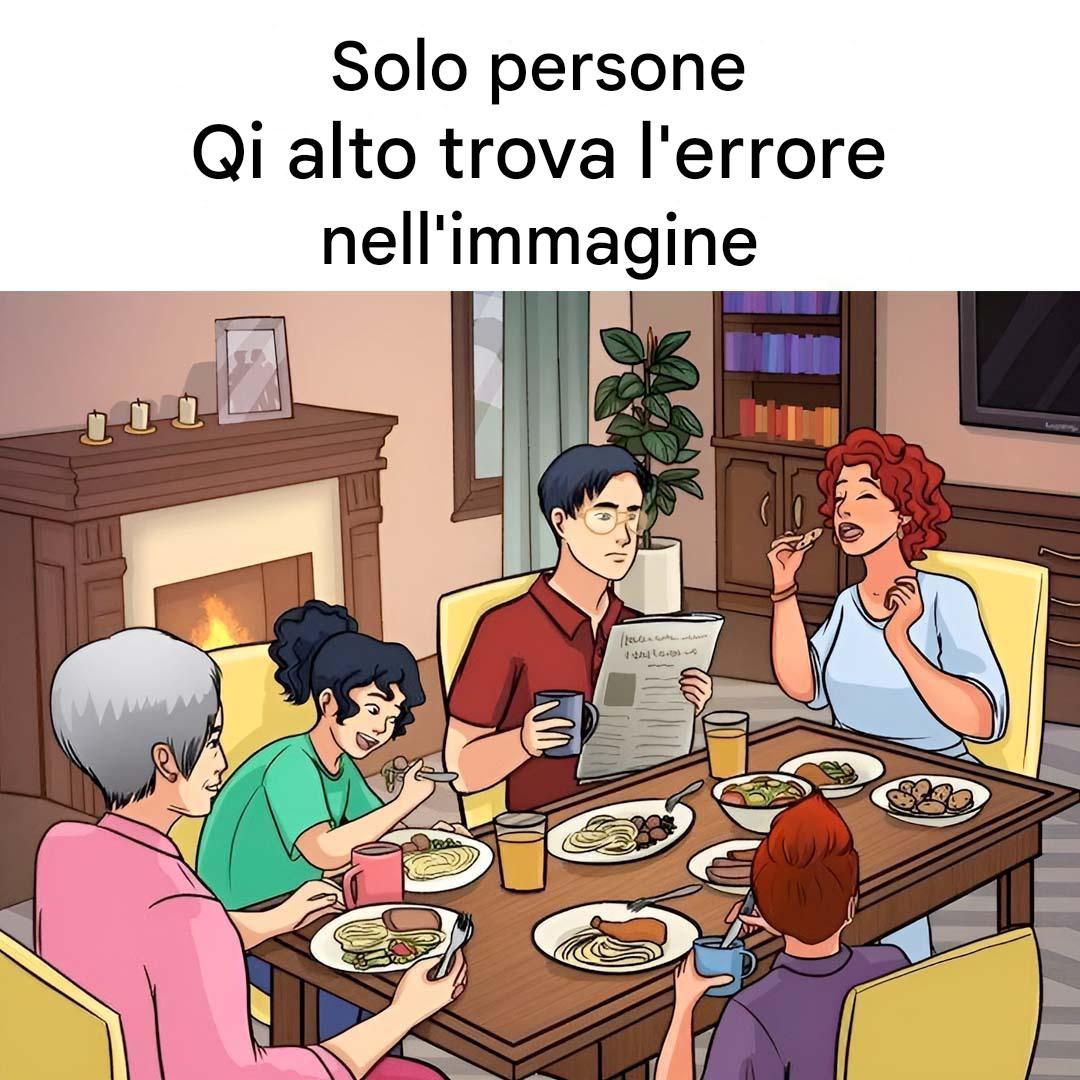 Cosa c’è che non va in questa immagine?