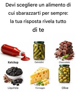 Devi scegliere un alimento di cui sbarazzarti per sempre: la tua risposta rivela tutto su di te