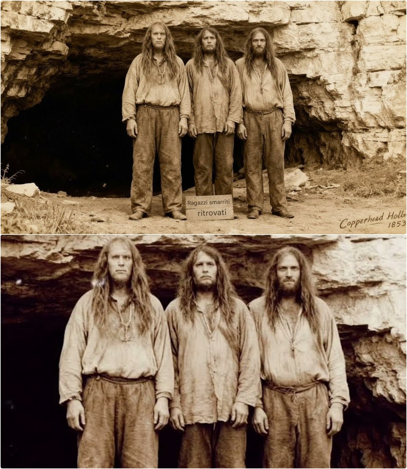 L'orrore di Copperhead Hollow: i giganti di due metri che rapivano le donne nel Kentucky del 1850.