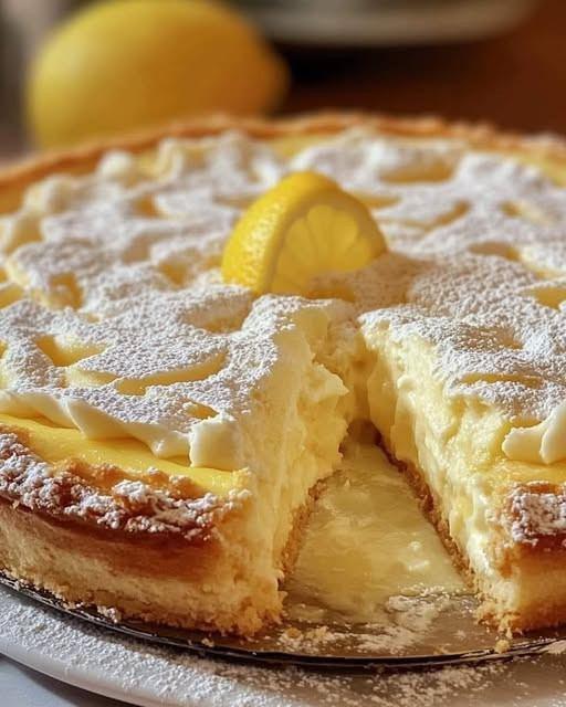 Torta con Crema Pasticcera al Limone