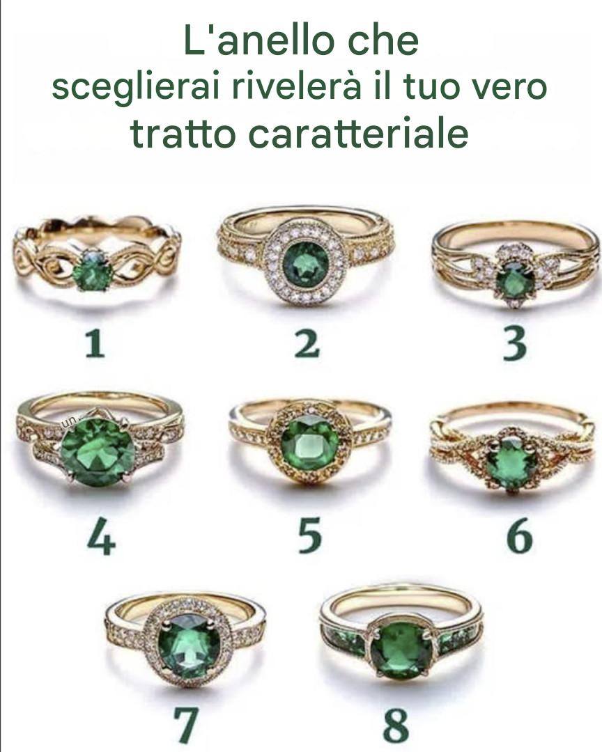 L’anello che sceglierai rivelerà il tuo vero tratto caratteriale