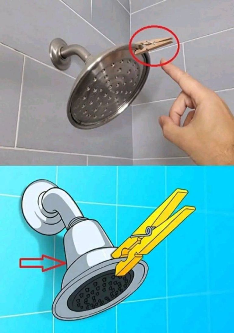 Perché appendere una molletta sopra la doccia: una volta che lo sai, lo farai sempre