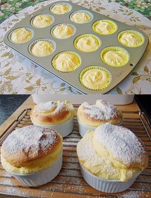 Ho mescolato 400 g di ricotta con il budino alla vaniglia, dando forma ai cupcake in 5 minuti. Trovate la ricetta nei commenti. L’ho inviata a chi mi ha ringraziato.