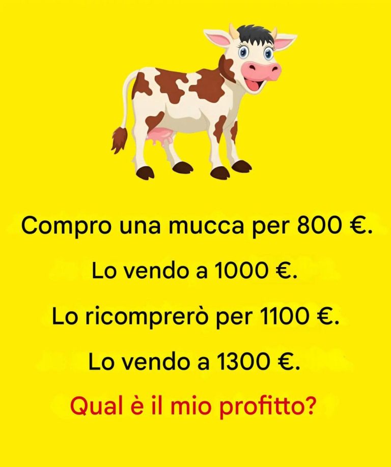 Riesci a risolvere questo enigma matematico?