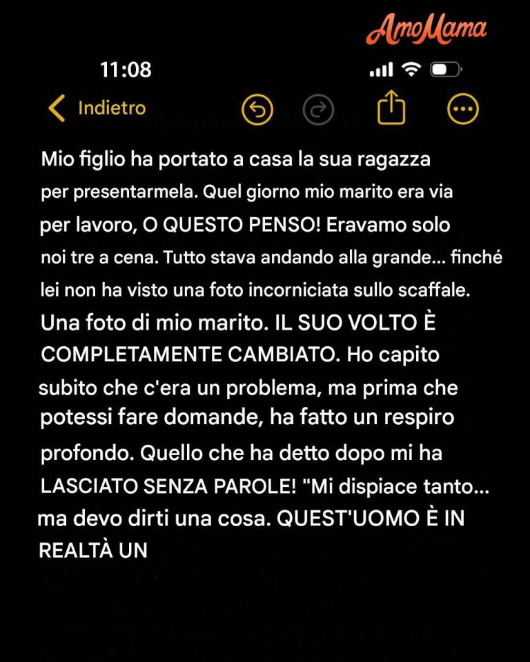 La nuova fidanzata di mio figlio ha confessato di conoscere mio marito da anni