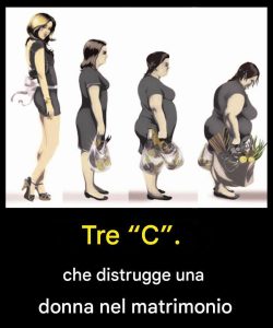 Tre “C” che distruggono una donna nel matrimonio