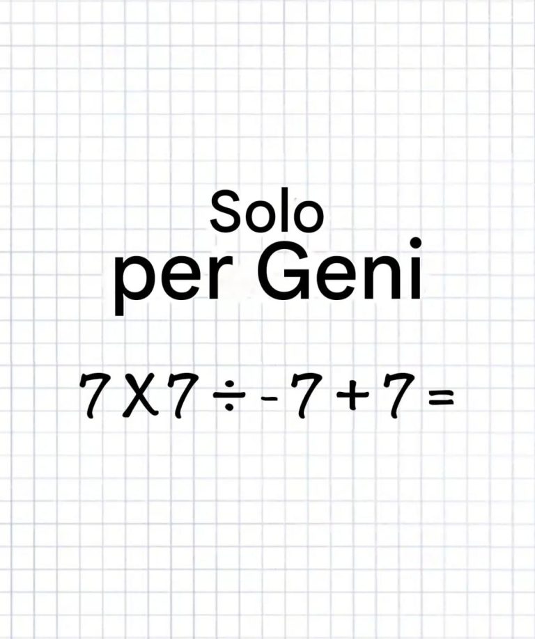 Solo le menti brillanti possono risolvere questo enigma in meno di 10 secondi.