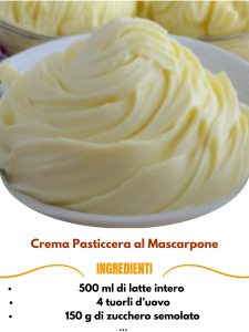 Crema pasticcera al mascarpone