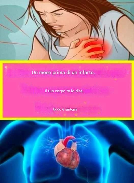 Un mese prima di un infarto: il tuo corpo ti sta avvisando. Ecco 6 sintomi.