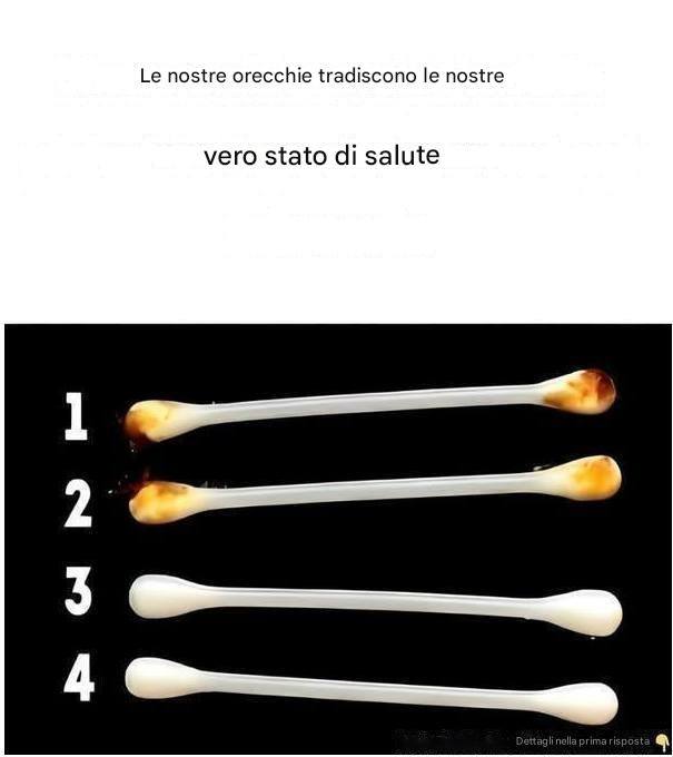 Le nostre orecchie rivelano il vero stato della nostra salute