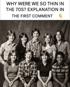 Perché eravamo più magri negli anni '70?