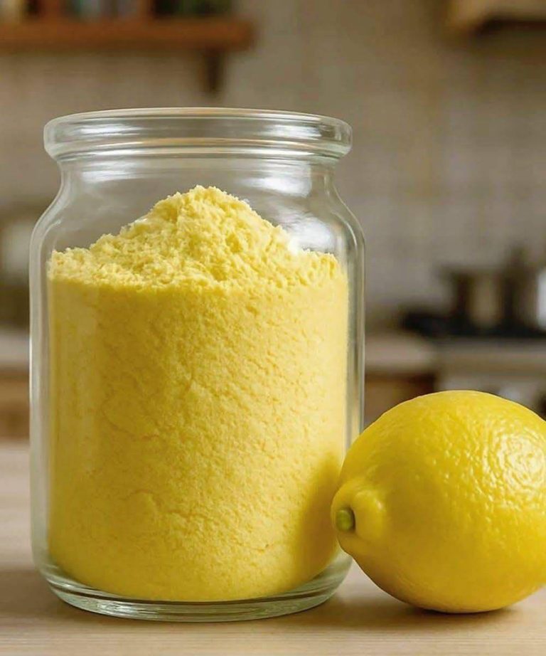 Preparare la polvere di limone è facilissimo: basta un pizzico per insaporire dolci e piatti.
