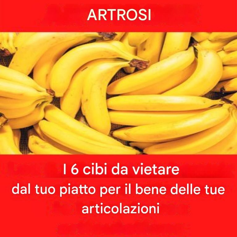 I 6 peggiori alimenti contro l’osteoartrite da evitare assolutamente!