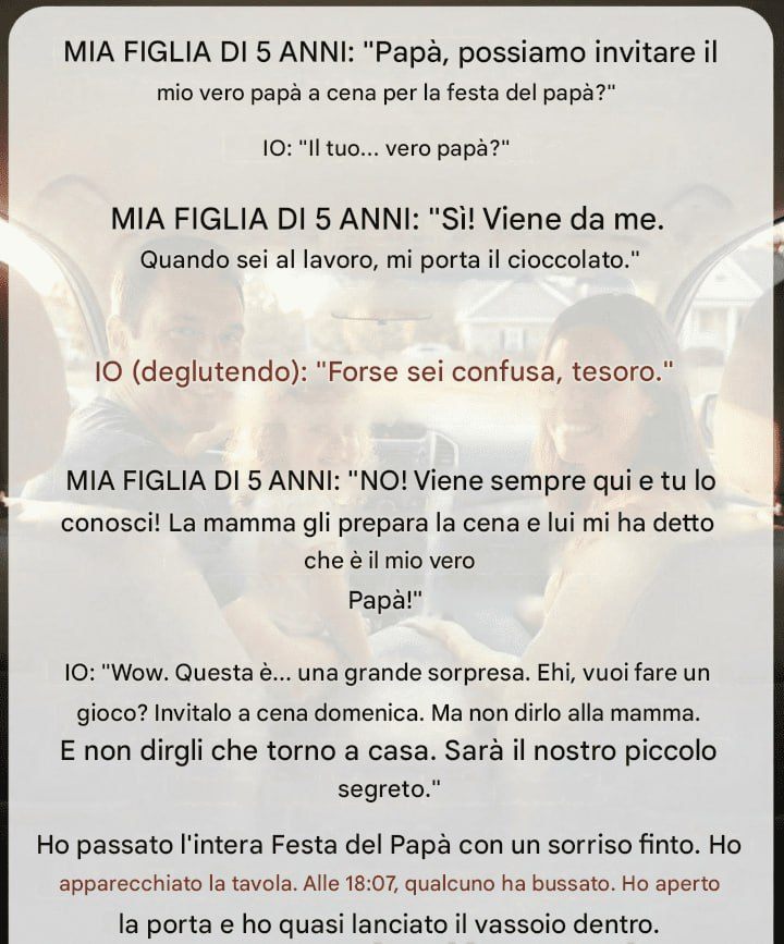 La domanda inaspettata di mia figlia ha cambiato i nostri piani per la festa del papà