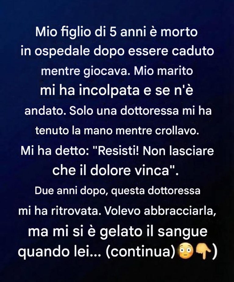 Il dottore che mi ha tenuto la mano! Una storia di perdita, guarigione e speranza!