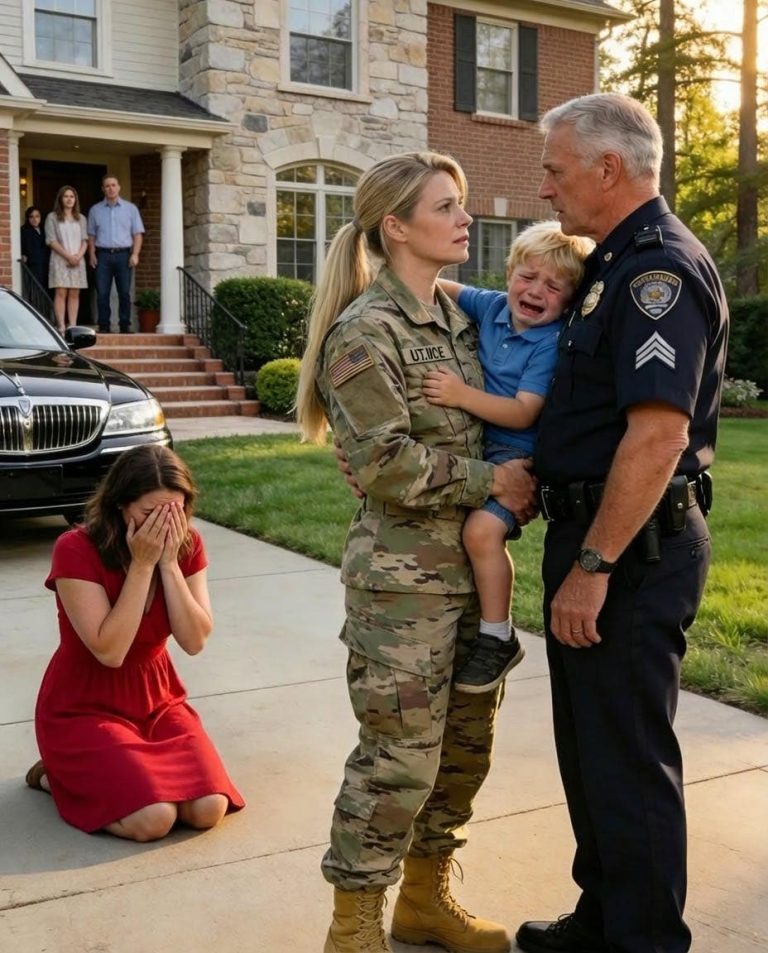 Non ho mai detto a mia cognata di essere un generale a quattro stelle. Per lei ero solo un "soldato fallito", mentre suo padre era il capo della polizia.  Durante un affollato barbecue in famiglia, ho assistito incredulo al momento in cui la mia medaglia Silver Star è stata gettata direttamente tra le braci ardenti. Prima che potessi reagire, mio ​​figlio di otto anni ha gridato: "La zia Lisa l'ha presa dalla borsa della mamma!".  La risposta è arrivata all'istante: uno schiaffo brutale in faccia.  "Stai zitto, piccolo monello."  È caduto a terra pesantemente e non si è mosso.  Eppure, lei ha continuato a sogghignare. "Sono stufa di queste sciocchezze da finto eroe. Una medaglia per un fallimento."  Così ho chiamato la polizia. Lei ha riso, fino a quando suo padre non si è inginocchiato implorandomi di smettere.  Il giardino sul retro puzzava di fumo di carbone, carne alla griglia e profumo a buon mercato. Era il 4 luglio – tutti gli altri festeggiavano la libertà – mentre io me ne stavo lì, sentendomi fuori posto nella casa di mio fratello.  Mi chiamo Claire Donovan. Ma per i vicini che riempivano il patio con risate fragorose e bicchieri di plastica, ero solo la sorella di Ethan – la donna squattrinata e silenziosa che si era intrufolata nella camera degli ospiti. Quella che tutti compativano. O deridevano.  Rimasi vicino al barbecue, a girare hamburger in silenzio. Ethan era sparito dentro per guardare la partita, lasciandomi a cucinare per i suoi ospiti. Questo era il nostro patto tacito: io avevo un posto dove stare e, in cambio, restavo invisibile.  "Ehi, chi ha bisogno di aiuto non ha sconti", mi interruppe una voce tagliente.  Non dovetti voltarmi. Lisa.  "Mi sto solo allontanando dal fumo", risposi con calma.  "Allora sbrigati", ribatté lei seccata. «Mio padre arriverà presto e si aspetta che la sua bistecca sia cotta a puntino. Non rovinarla come hai fatto con la tua carriera.»  Una risata si diffuse tra il gruppo. La ignorai. Avevo sopportato di peggio delle loro prese in giro.  Poi però lanciai un'occhiata a mio figlio, Eli, seduto tranquillamente al tavolo a colorare. Teneva la testa bassa, cercando di non dare nell'occhio. Conosceva le regole.  Non far arrabbiare zia Lisa.  «Oh, cos'è questo?» La voce di Lisa risuonò di nuovo.  Mi voltai. Aveva la mia borsa, e peggio ancora, teneva in mano un piccolo astuccio di velluto.  Mi si strinse il petto. «Rimettilo a posto.»  Mi ignorò, aprendolo. La luce del sole illuminò la medaglia all'interno, facendola brillare d'argento.  Il chiacchiericcio si spense.  «Dove l'hai preso?» chiese qualcuno.  Lisa sorrise con aria di sufficienza. «Probabilmente l'ha comprato da qualche parte. Non se lo è mai guadagnato.» Mi avvicinai. "Ridammelo."  I suoi occhi si strinsero. "Credi davvero che io creda alle tue storielle di guerra? Non sai nemmeno gestire i fuochi d'artificio."  "Quella medaglia non è un oggetto di scena", dissi a bassa voce. "Rappresenta le persone che non sono tornate a casa."  "Rappresenta una bugia", ribatté lei.  E prima che potessi fermarla, la lasciò cadere nel fuoco.  Il nastro prese fuoco per primo, arricciandosi in una nuvola di fumo. La stella d'argento affondò tra le braci ardenti.  Per un attimo, nessuno si mosse.  Poi...  "NO!"  Eli corse avanti.  "L'ha presa zia Lisa!" urlò. "Se l'è meritata la mamma!"  Si allungò verso il barbecue, troppo vicino.  Lisa reagì con violenza.  Lo schiocco della sua mano risuonò in tutto il giardino...  COSA È SUCCESSO DOPO NEL PRIMO COMMENTO QUI SOTTO 👇 Vedi altro