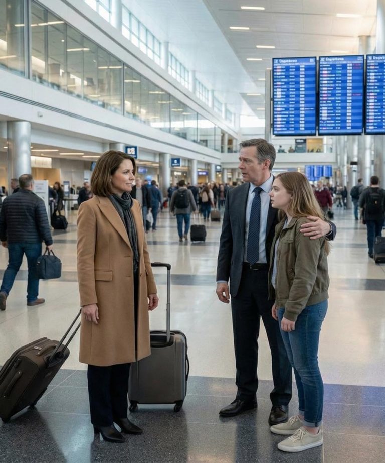 All'aeroporto, ho quasi lasciato cadere la valigia quando ho visto il braccio di mio marito stretto intorno alla vita di una giovane donna. Ma invece di urlare, ho sorriso e ho detto: "Che sorpresa... fratellone, non me la presenti?". Il suo viso è diventato pallido come un fantasma. Mio marito si è immobilizzato completamente, come se la terra gli fosse crollata sotto i piedi. In quell'unico istante, ho capito che il loro segreto era ben peggiore di un tradimento, e che stavo per svelarlo. Ho quasi lasciato cadere la valigia proprio lì, al Terminal B. Le ruote del mio bagaglio a mano hanno urtato una crepa nel pavimento, facendomi sobbalzare la mano, ma non è stato quello a farmi fermare il cuore. È stata la scena a tre metri da me: mio marito, Ethan, in piedi vicino al tabellone delle partenze con il braccio intorno alla vita di una giovane donna bionda, come se fosse lì di suo. Come se lei gli appartenesse.  Per un secondo, tutto intorno a me si è offuscato. Gli annunci, il pianto di un bambino alle mie spalle, la fila al bar... niente sembrava più reale. Tutto ciò che riuscivo a vedere era la mano di Ethan appoggiata in modo possessivo sul suo fianco e il modo in cui lei si appoggiava a lui come se fosse la cosa più normale del mondo.  Avrei dovuto urlare. Avrei dovuto lanciargli la borsa in testa. Invece, qualcosa di più freddo prese il sopravvento. Camminai dritta verso di loro con un sorriso così calmo da spaventare persino me. Quando Ethan alzò lo sguardo e mi vide, tutto il colore gli scomparve dal viso. Anche la ragazza si voltò, sbattendo le palpebre con i suoi grandi occhi azzurri, confusa per mezzo secondo, finché non mi fermai davanti a loro e dissi dolcemente: "Che sorpresa... fratellone, non hai intenzione di presentarmi?". Il suo viso divenne bianco come la carta. La mano di Ethan scivolò via dalla sua vita così velocemente che fu quasi divertente. "Claire", disse con voce tesa, "cosa ci fai qui?". Inclinai la testa. "Vado a Chicago. Come te, a quanto pare. Anche se non sapevo che fosse un viaggio di famiglia". La giovane donna fece un passo indietro tremante. «Aspetta», sussurrò, guardando prima lui e poi me. «Hai detto...» «So cosa ha detto», la interruppi, ancora sorridendo. «Che ero sua sorella? La sua ex instabile? Una coinquilina di anni fa? Avanti, Ethan. Mi piacerebbe sentire quale versione le hai raccontato.» Aprì la bocca, ma non uscì nulla. Fu allora che notai la busta che teneva in mano. Spessa. Color crema. L'angolo di un logo medico spuntava dalla parte superiore.  E poi vidi la busta corrispondente nella sua borsa. Mi si gelò il sangue. Non si trattava solo di una relazione extraconiugale. Fissai entrambe le buste, poi l'espressione terrorizzata sul volto di Ethan, e improvvisamente tutte le bugie degli ultimi due anni trovarono un senso. I "viaggi di lavoro" notturni. Le telefonate segrete. Il modo in cui aveva troncato ogni conversazione sulla possibilità di mettere su famiglia.  Lo guardai dritto negli occhi e dissi, a voce così bassa che solo lui potesse sentirmi: "Dimmi subito... perché entrambi avete cartelle cliniche di una clinica per la fertilità con i vostri nomi sopra?". Le sue labbra si dischiusero. La ragazza emise un gemito soffocato. E Ethan disse: "Claire, non qui". Fu allora che capii che la verità sarebbe stata peggiore di quanto immaginassi... Continua nei commenti 👇 Vedi meno