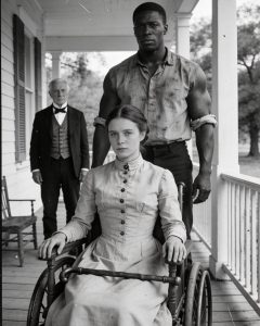 Fu ritenuta non idonea al matrimonio, così suo padre la diede in sposa allo schiavo più forte. Virginia, 1856 Dicevano che non mi sarei mai sposata. Nel corso di quattro anni, dodici uomini vennero nella piantagione di mio padre in Virginia, diedero un'occhiata alla mia sedia a rotelle... e se ne andarono. Alcuni furono gentili.  La maggior parte no.  "Non può camminare lungo la navata."  "I miei figli hanno bisogno di una madre che li insegua."  "Che senso ha se non può nemmeno avere figli maschi?" Quest'ultima diceria, diffusa da un medico che non mi aveva mai visitata, si diffuse a macchia d'olio in tutta la Virginia negli anni Cinquanta dell'Ottocento. A ventidue anni, non ero solo disabile.  Ero handicappata.  Una merce handicappata. Mi chiamo Elellanar Whitmore e già nel 1856 la società aveva deciso che la mia vita era finita prima ancora di iniziare. Nessuno si aspettava – né dodici uomini, né i vicini pettegoli, né tantomeno io – che la soluzione disperata di mio padre avrebbe acceso un amore così ribelle da risuonare per generazioni.  Ma prima di giudicarlo… dovete capire la gabbia in cui vivevamo. La Virginia del 1856 non era gentile con le donne.  E ancor meno con le donne che non potevano stare in piedi. Le mie gambe erano inutilizzabili da quando avevo otto anni. Un incidente a cavallo. Una frattura alla colonna vertebrale. Quattordici anni trascorsi su una sedia di mogano lucido che mio padre aveva commissionato, così elegante che la società si era dimenticata di ciò che simboleggiava.  Ma non l'hanno mai dimenticato. La sedia non era il vero problema. Era ciò che rappresentava. Dipendenza. Fragilità. Una donna che, secondo le voci, era incapace di adempiere ai suoi doveri di moglie. Mio padre, il colonnello Richard Whitmore, possedeva cinquemila acri di terra e duecento schiavi. Poteva negoziare i prezzi del cotone in tre diversi stati.  Ma non poteva negoziare il mio valore sul mercato matrimoniale.  Dopo il mio dodicesimo rifiuto – da parte di un cinquantenne ubriacone di nome William Foster, che mi aveva respinta nonostante mio padre gli avesse offerto un terzo dei nostri profitti annuali – capii una cosa con chiarezza:  Sarei morta sola.  Anche mio padre lo capì.  E la cosa lo terrorizzava.  Una sera di marzo del 1856, mi convocò nel suo ufficio.