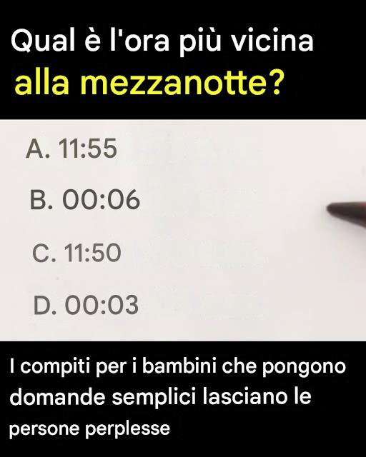 La maggior parte delle persone è completamente sbalordita