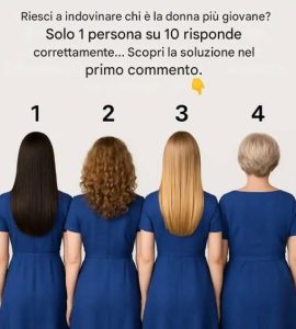 Quiz: Trova la donna più giovane. Solo il 10% indovinerà!