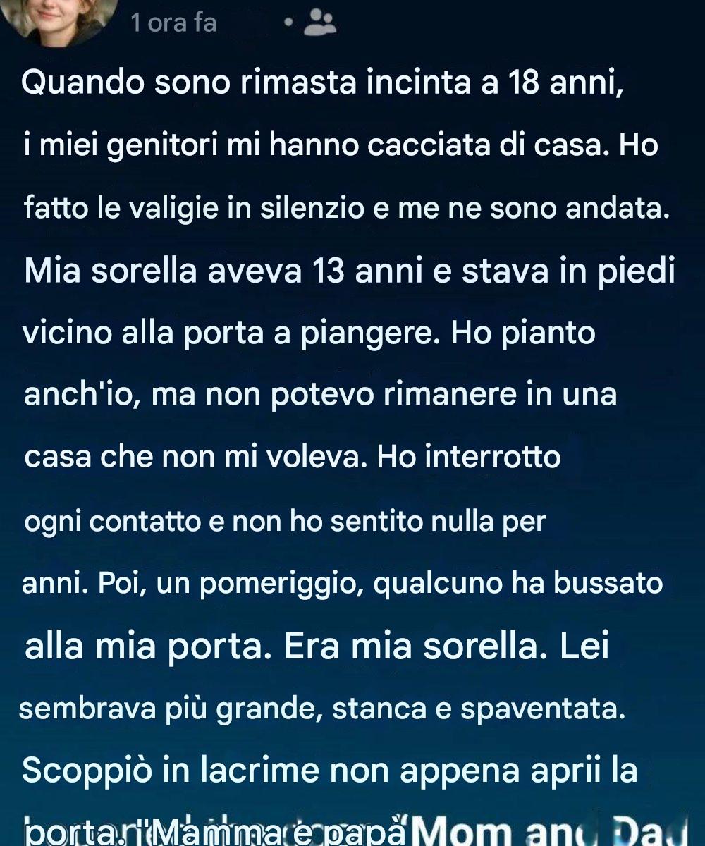 Sono scappata di casa incinta e senza un soldo per salvare il mio bambino. Dieci anni dopo, mia sorella ha finalmente trovato la "nuova vita" che mi ero costruita dal nulla.